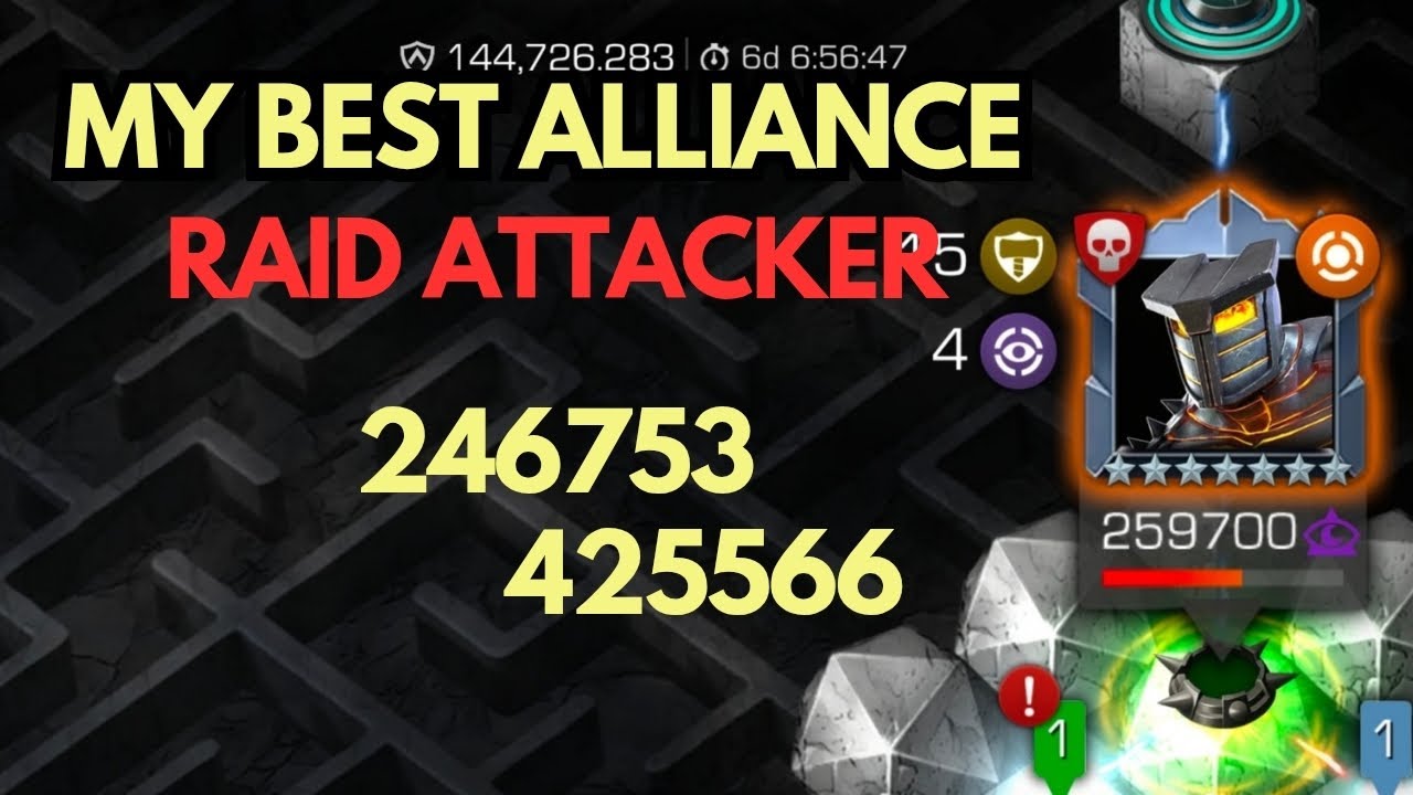 My best ALLIANCE RAID ATTACKER 😍- Marvel Contest of Champions 