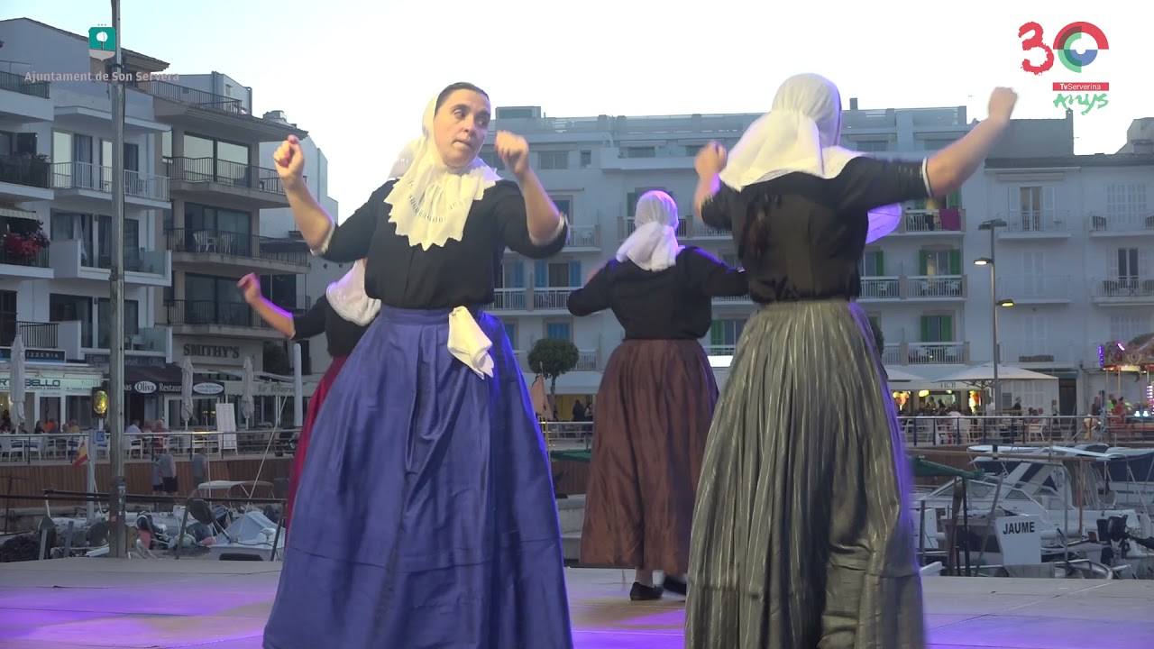 Actuacioó de Sa Revetla per les festes del Carme de Cala Bona 2021.