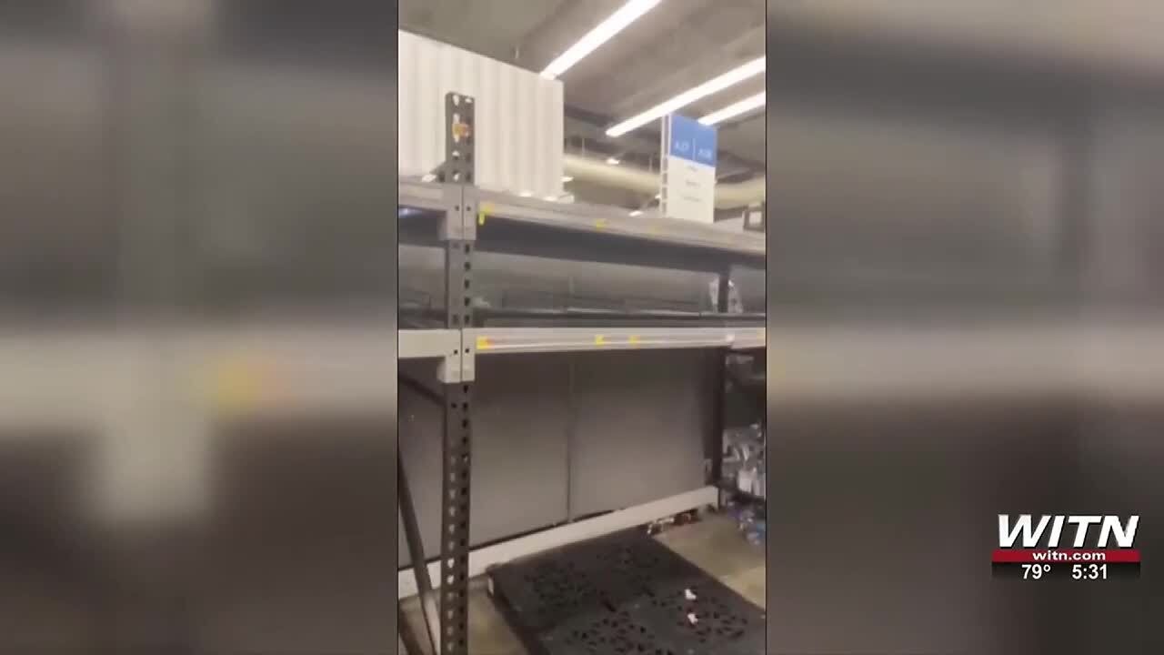 ENC residents &lsquo;panic buying&rsquo; toilet paper and water amid port strike