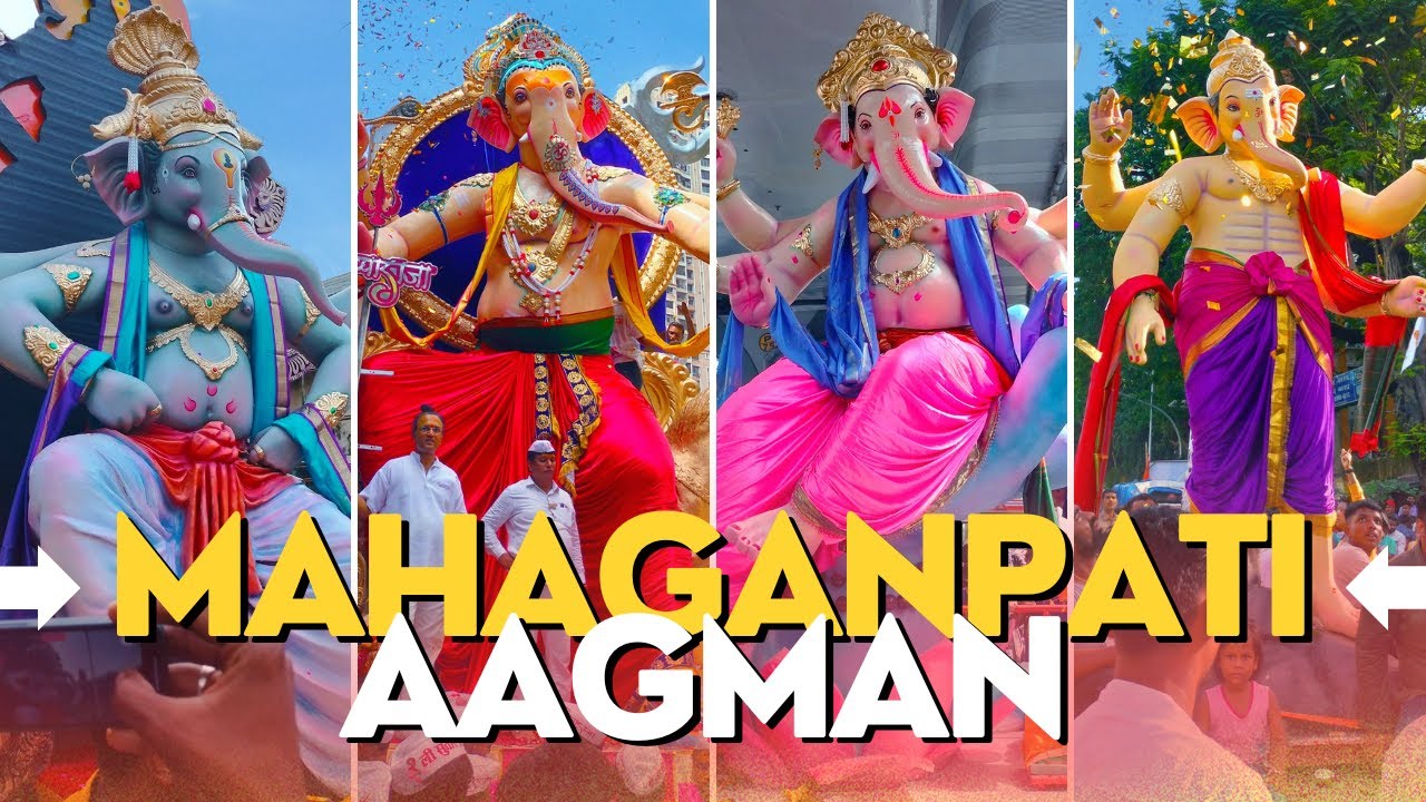 Maha Ganpati Aagman Sohala 28 August 2022 😍 | Mumbai Ganesh Festival 2022 | Mumbai Cha Ganpati