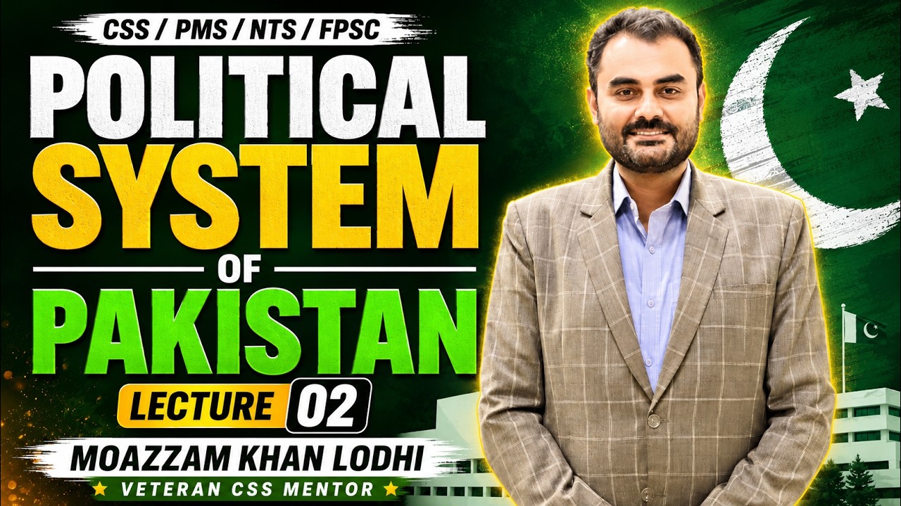 Political System of Pakistan By Sir Mozzam Khan Lodhi | Political Science lecture 2