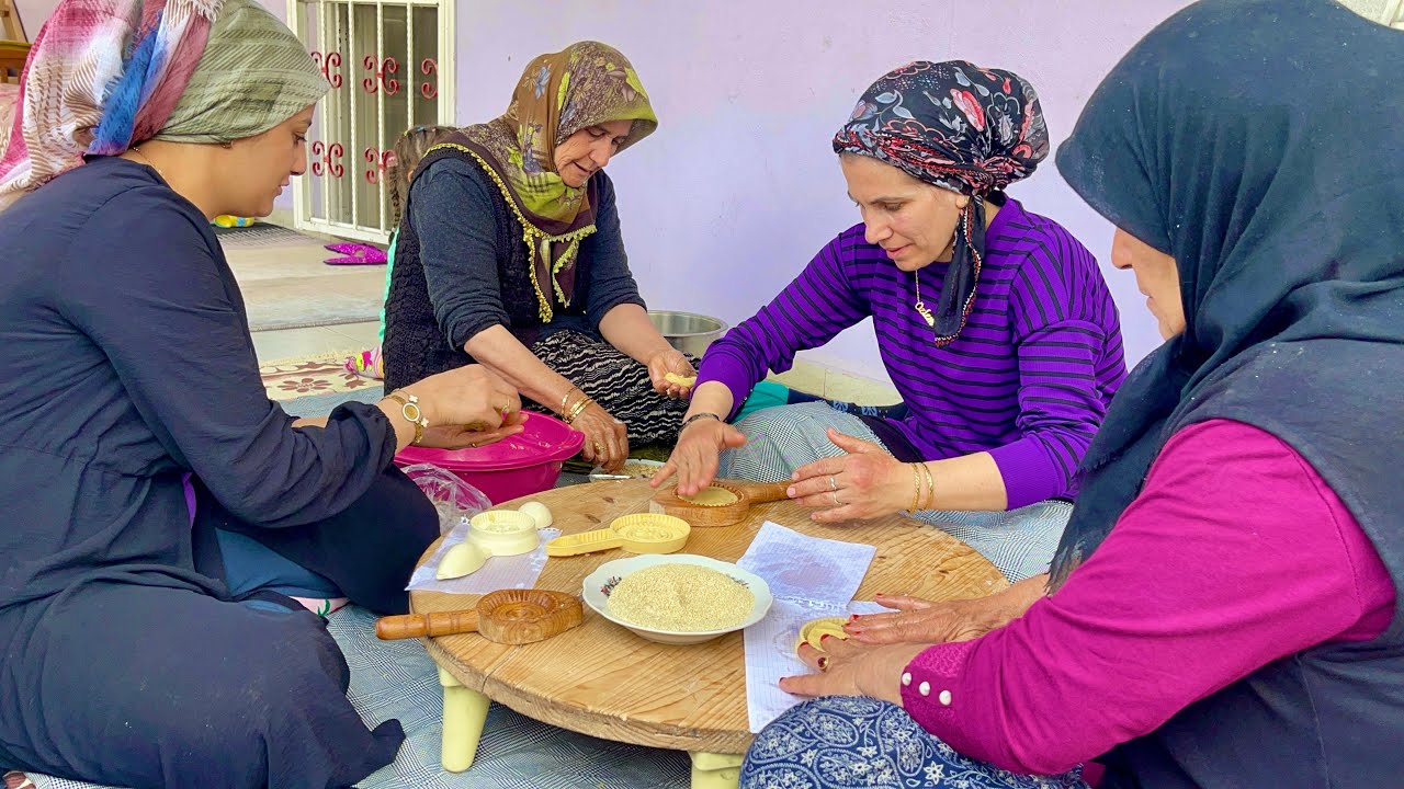 Ablamın Evine Ramazan Kömbesi Yapımı | Tepsi Tepsi Köy Lezzeti