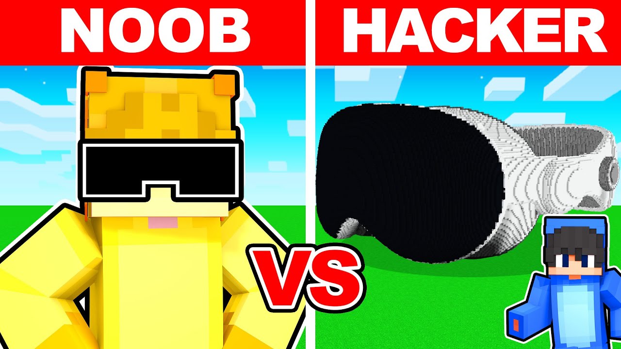 NOOB vs HACKER: Apple Vision Pro Build Challenge!