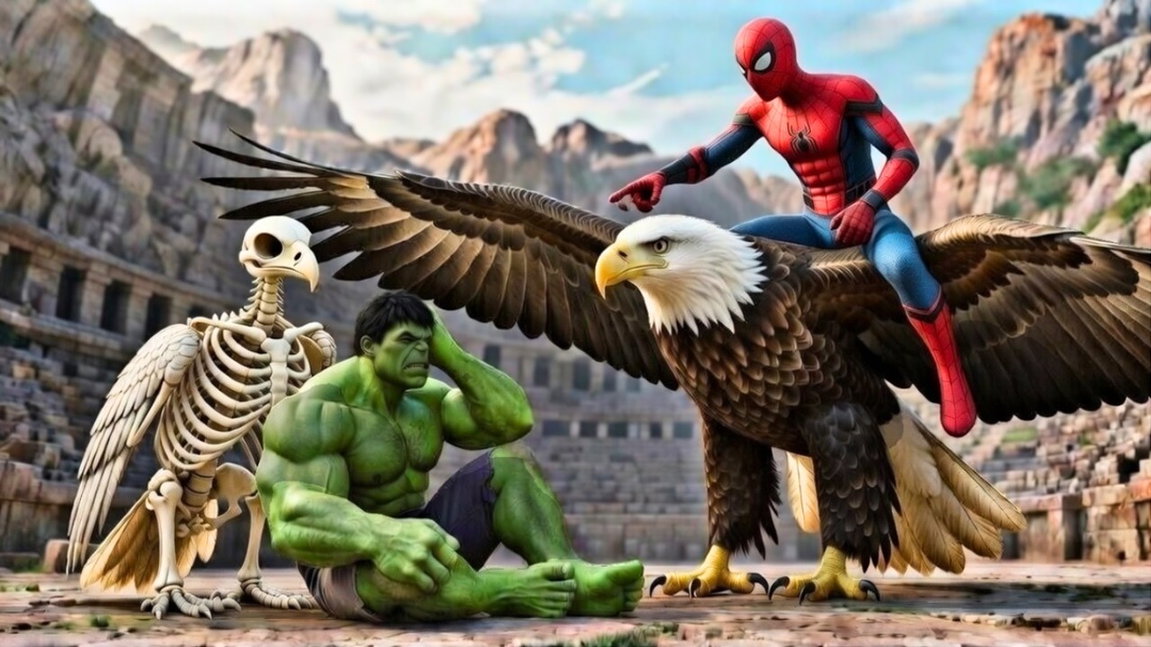 🕷️ Spider-Man Wins the Magical Eagle Racing Championship | The Ultimate Racing Challenge?