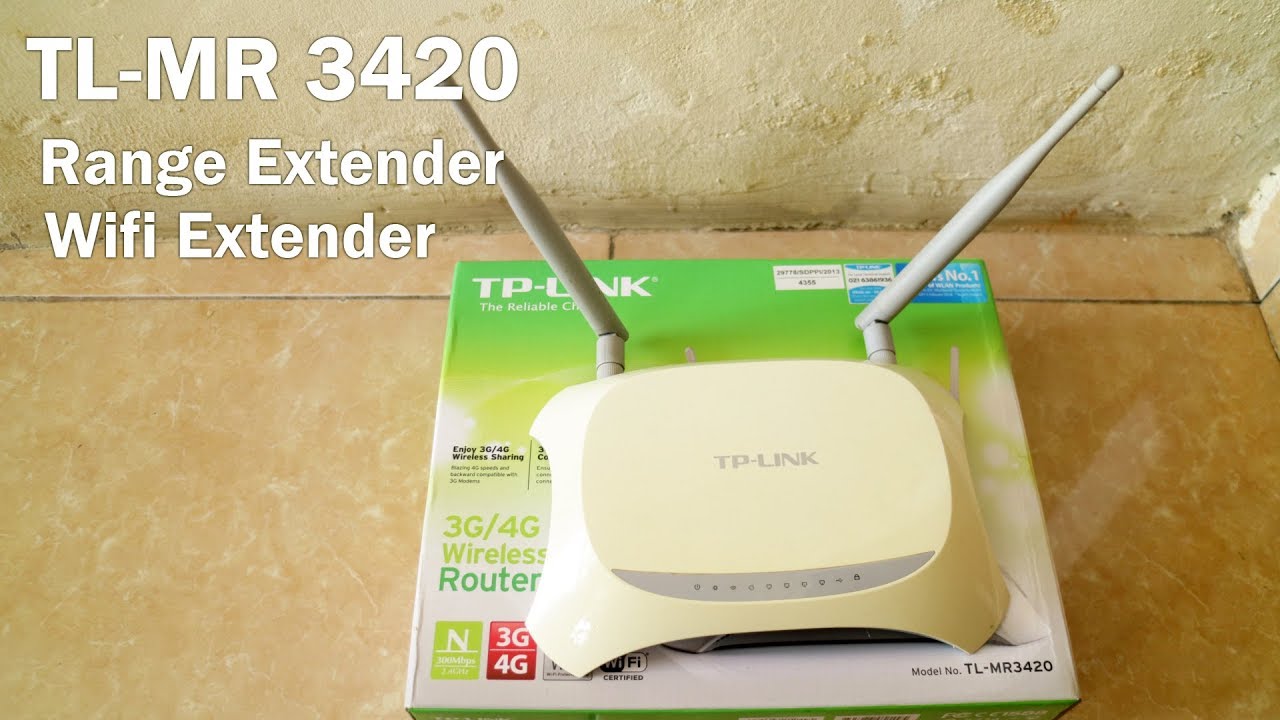 Tips Setting TP-LINK TLMR 3420 Sebagai Range Extender / Wifi Extender