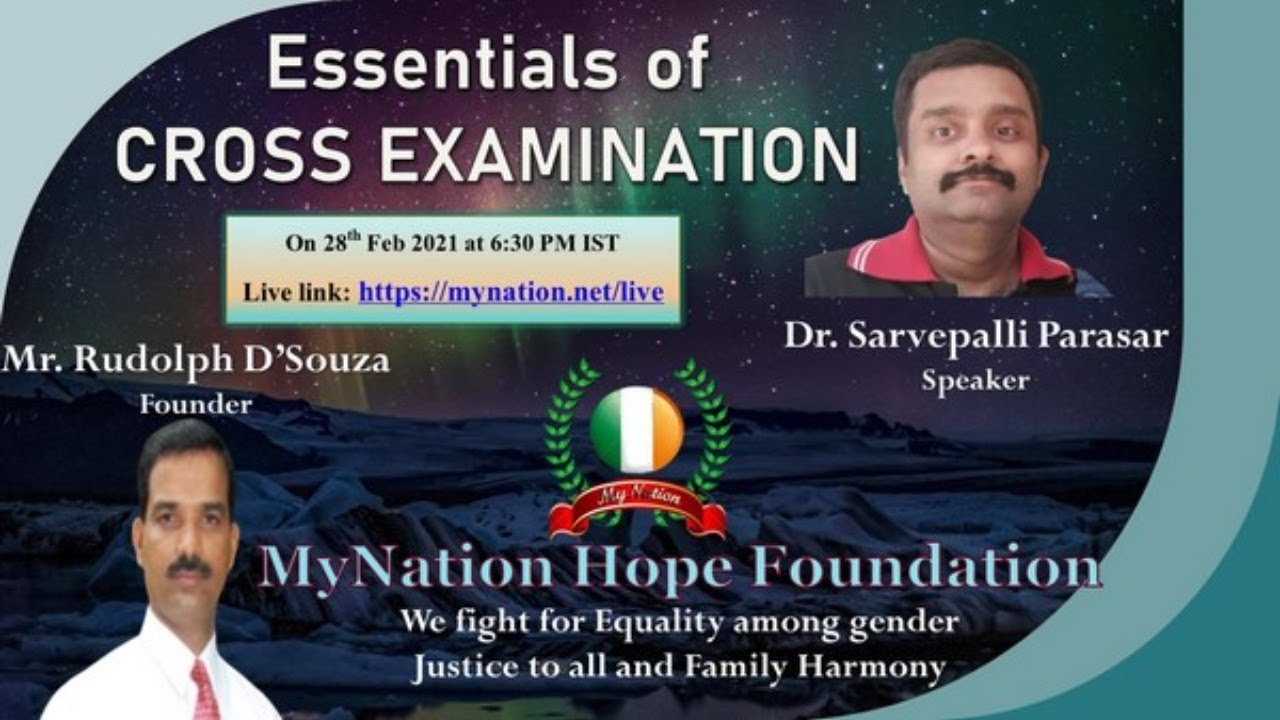 CROSS EXAMINATION & FREE Legal Advice - MyNation Hope Foundation - LIVE on 28/02/2021