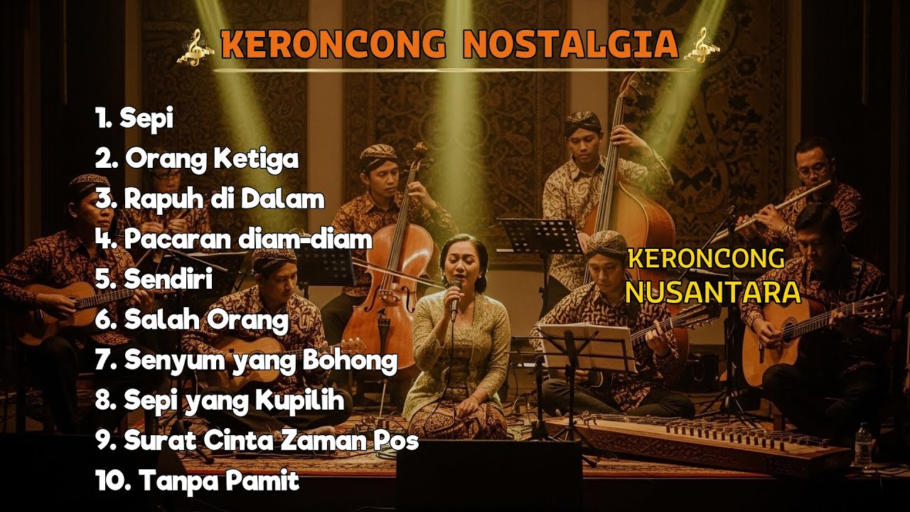 Keroncong Lawas Indonesia Tempo Dulu | Alunan Musik Tradisional yang Hangat