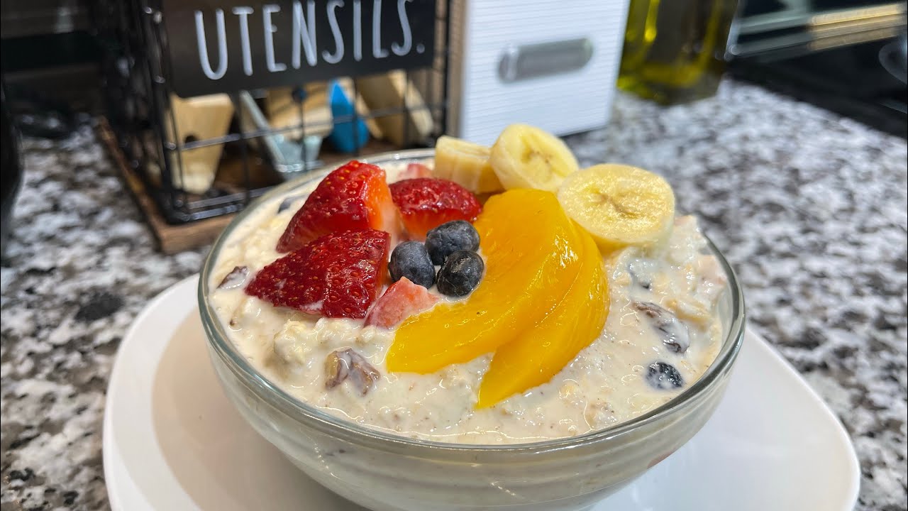 Deliciosa avena Bircher como la del hotel oro verde