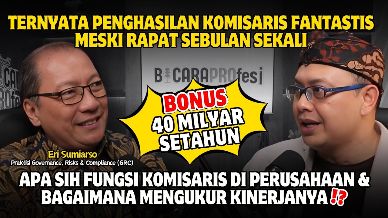 KALAU KOMISARIS GAK KOMPETEN MENDING MUNDUR SAJA‼️SEBULAN SEKALI RAPAT TANTIEM SAMPAI 40 MILYAR😱