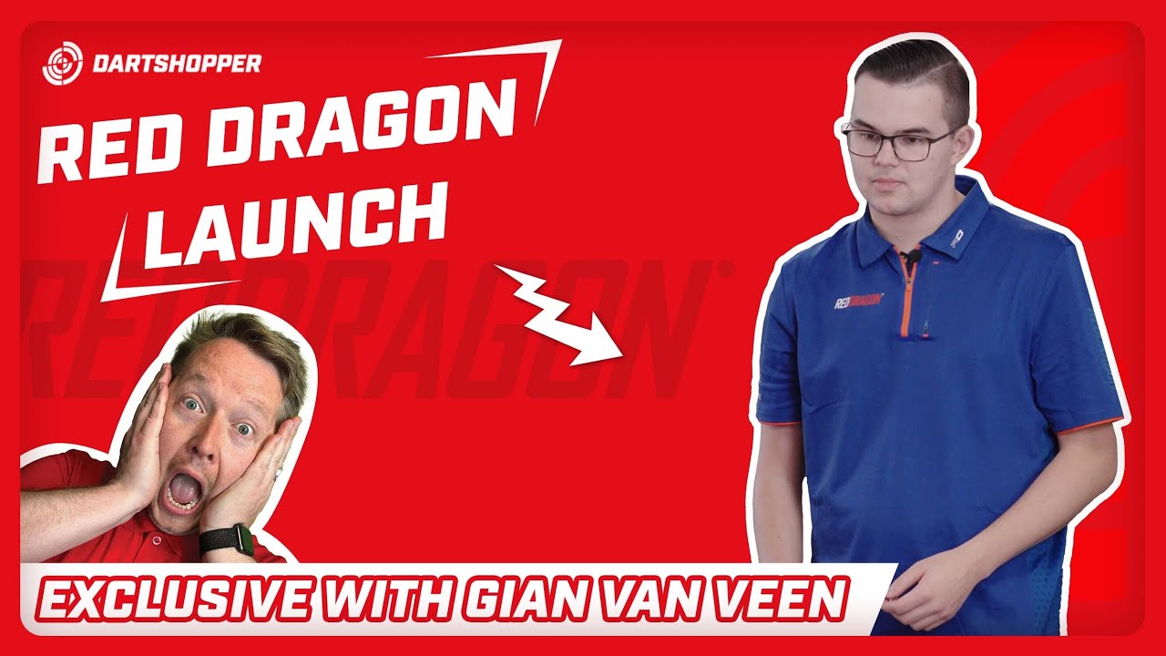 Dartshopper Media - EXCLUSIVE - Trying the new RedDragon Range with Gian Van Veen! #darts
