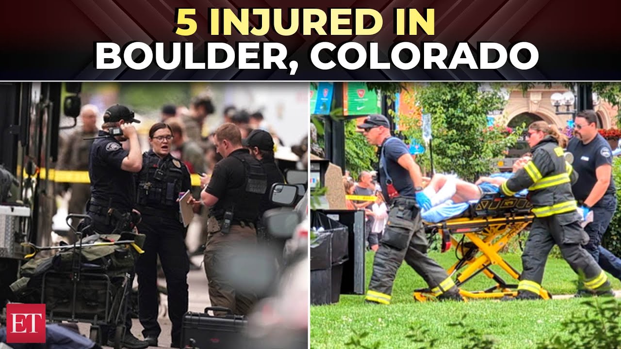 Shocking attack at Boulder's Pearl Street Mall in US&rsquo; Colorado, 5 Israeli protestors burnt