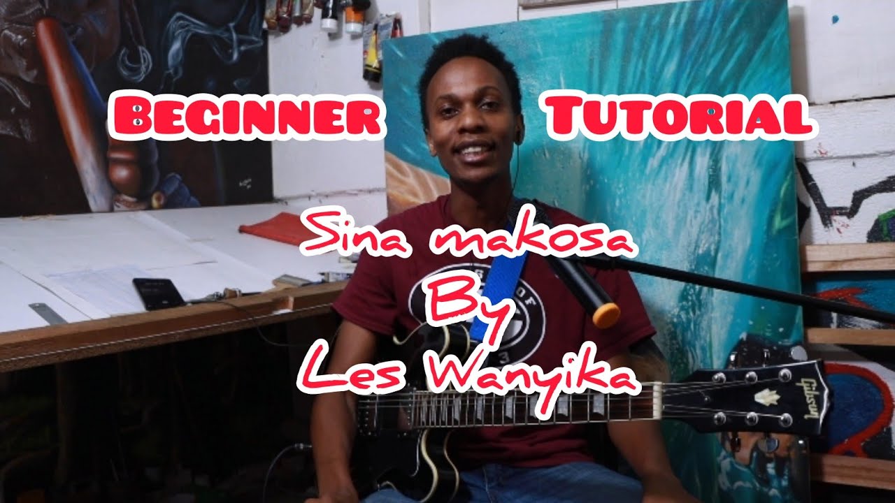 Sina Makosa - Les Wanyika // Beginner Guitar Tutorial