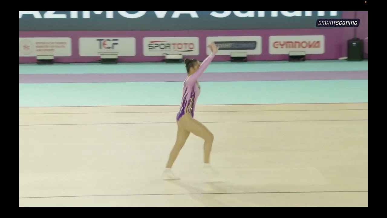 KAZIMOVA Sanam (AZE) -  2023 JUNIORS European Championships in Aerobic Gymnastics, IW Quali