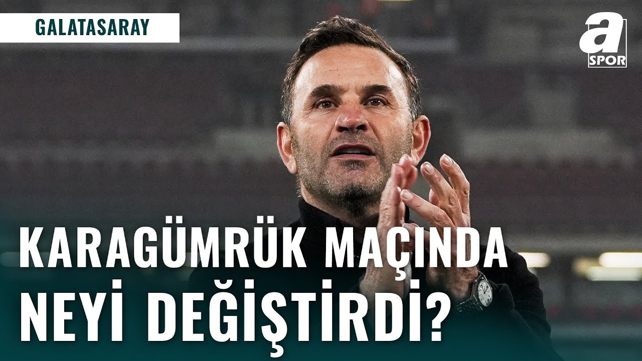 Galatasaray'da Okan Buruk'un Karagümrük Maçında Yaşadığı Değişikliği Açıkladı! 3 Puanı Getiren Detay