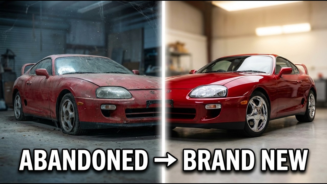“Abandoned to Brand New — ASMR Full Restoration of 1994 Toyota Supra MK4”