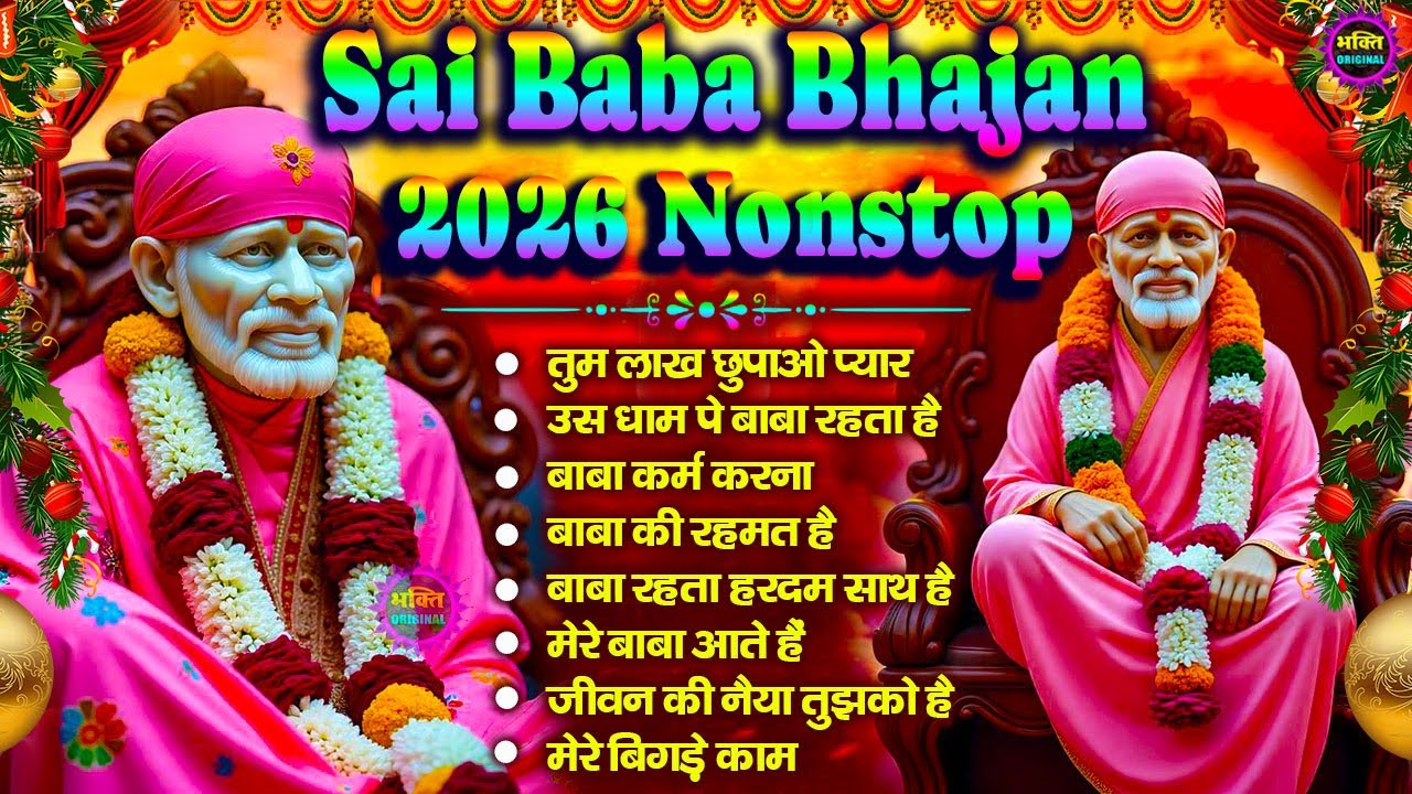 2026 Nonstop Bhajan Sai Ji : Popular Sai Baba Bhajan : Sai Baba Bhajan : Sai Baba 2026 New Songs