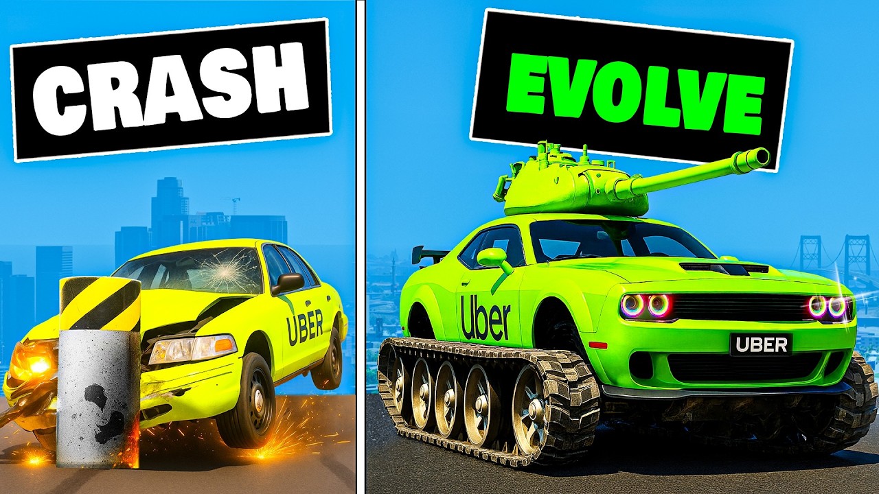 Every Time I Crash, My Uber Evolves in GTA 5
