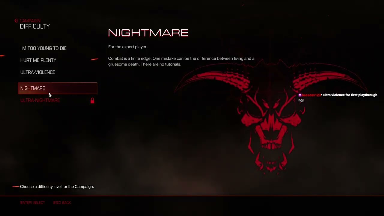 DOOM 2016 1sttime ever playing a Doom game, thank you @Madness_MMD