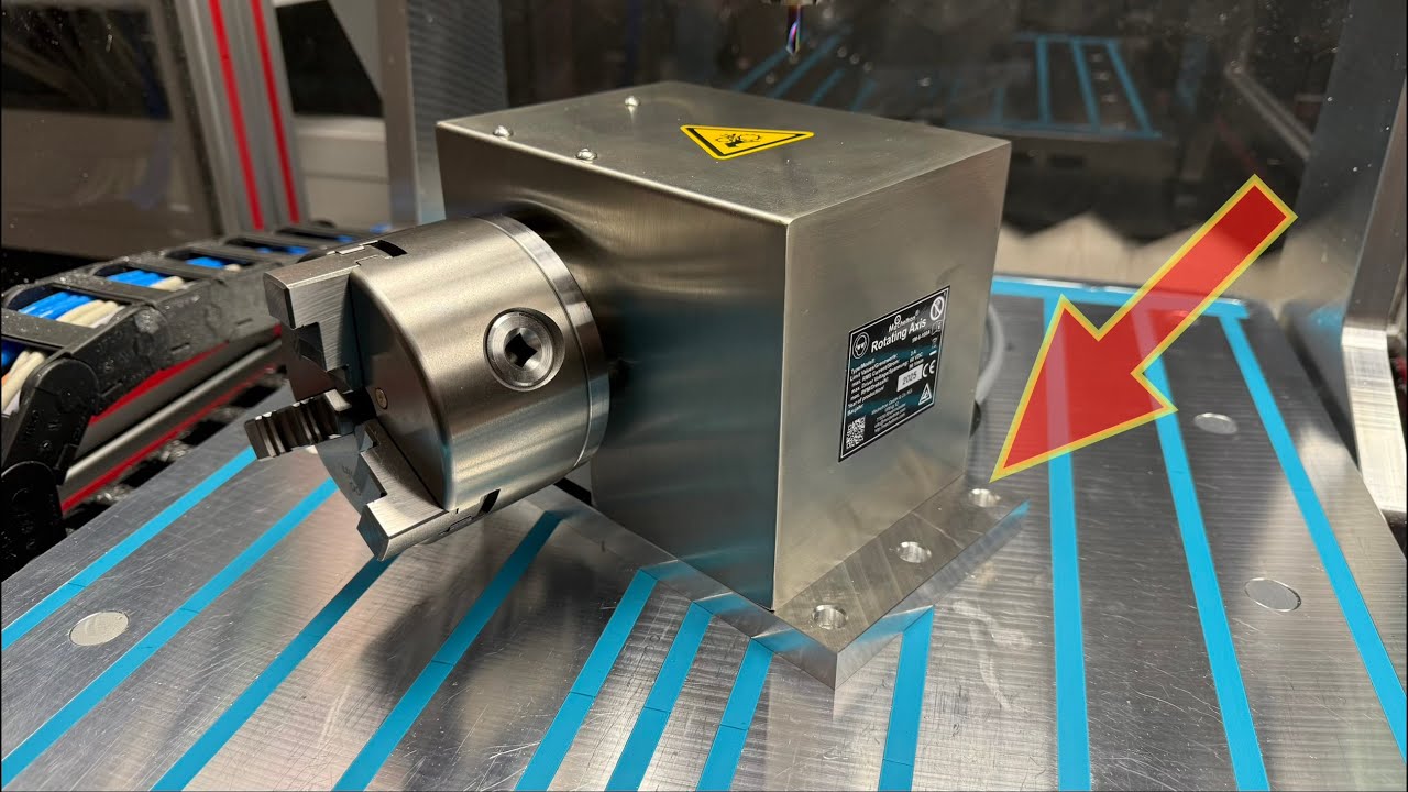 Fourth axis mounting plate milled on my Sorotec Compact Line 0405 with ATC41