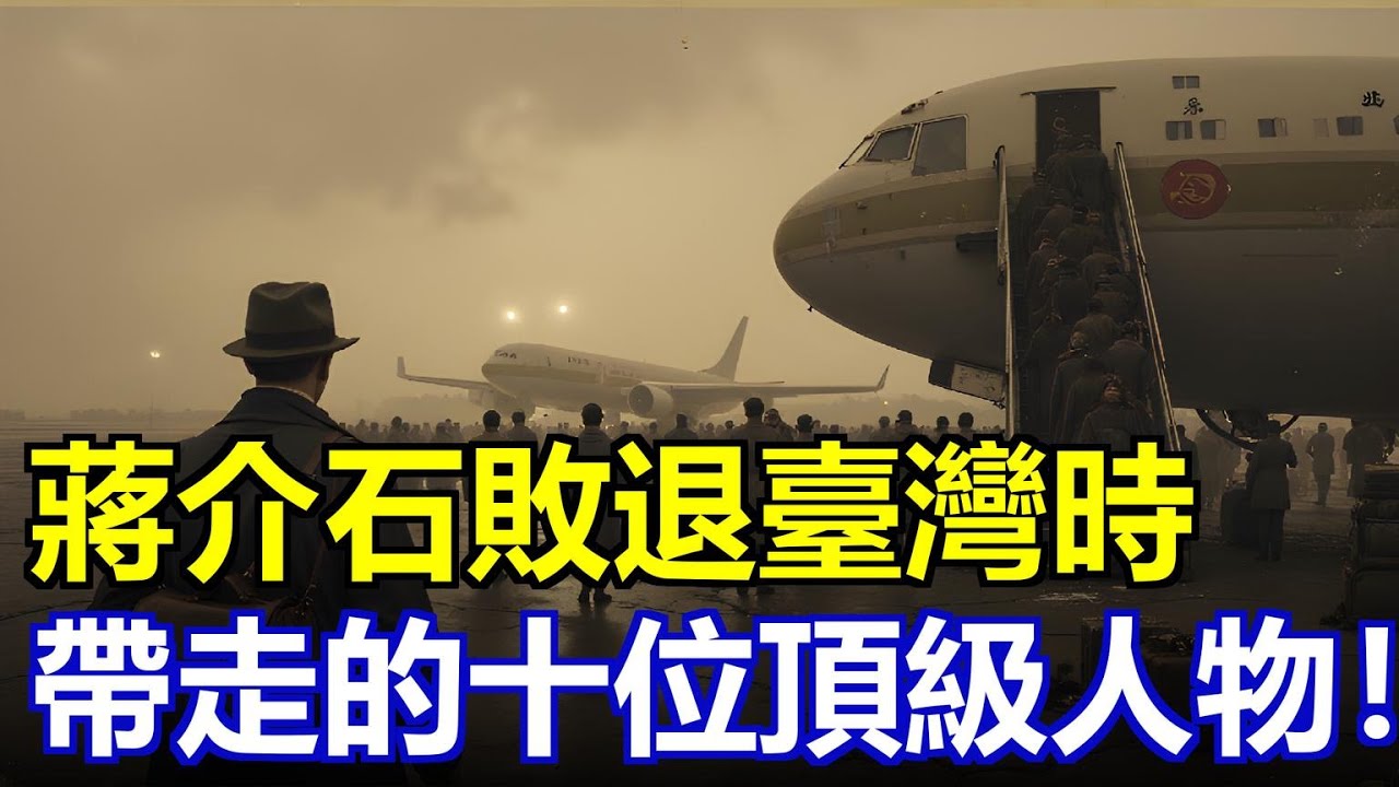 蔣介石敗退臺灣，帶走的10位“國寶級”人物！比黃金還要珍貴！你知道是誰嗎？他們一個比一個重要，最後一個臨終遺言讓人淚崩……真相遠比教科書震撼！ #蔣介石 #胡適 #梅貽琦 #中華文化