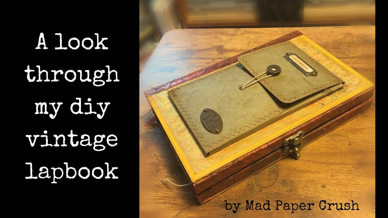 A look through my diy vintage lapbook