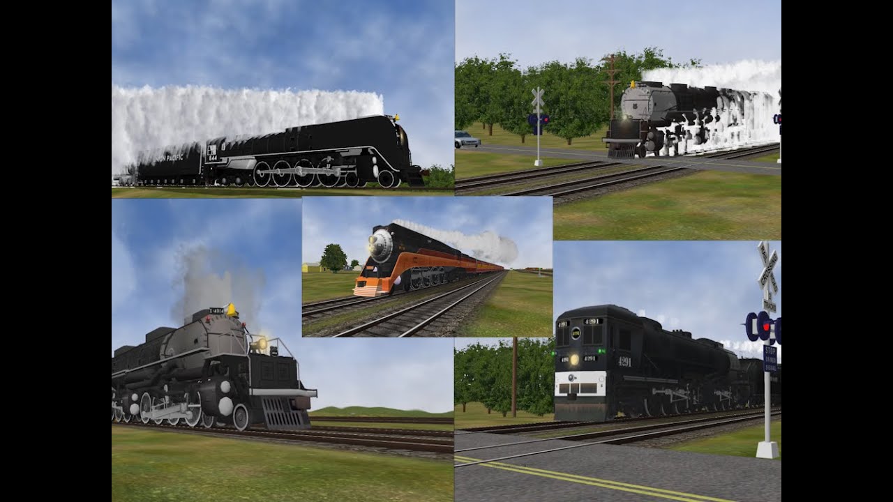 ORTS/MSTS - Union Pacific And Southern Pacific Steam Locomotives On Chillicothe Subdivision