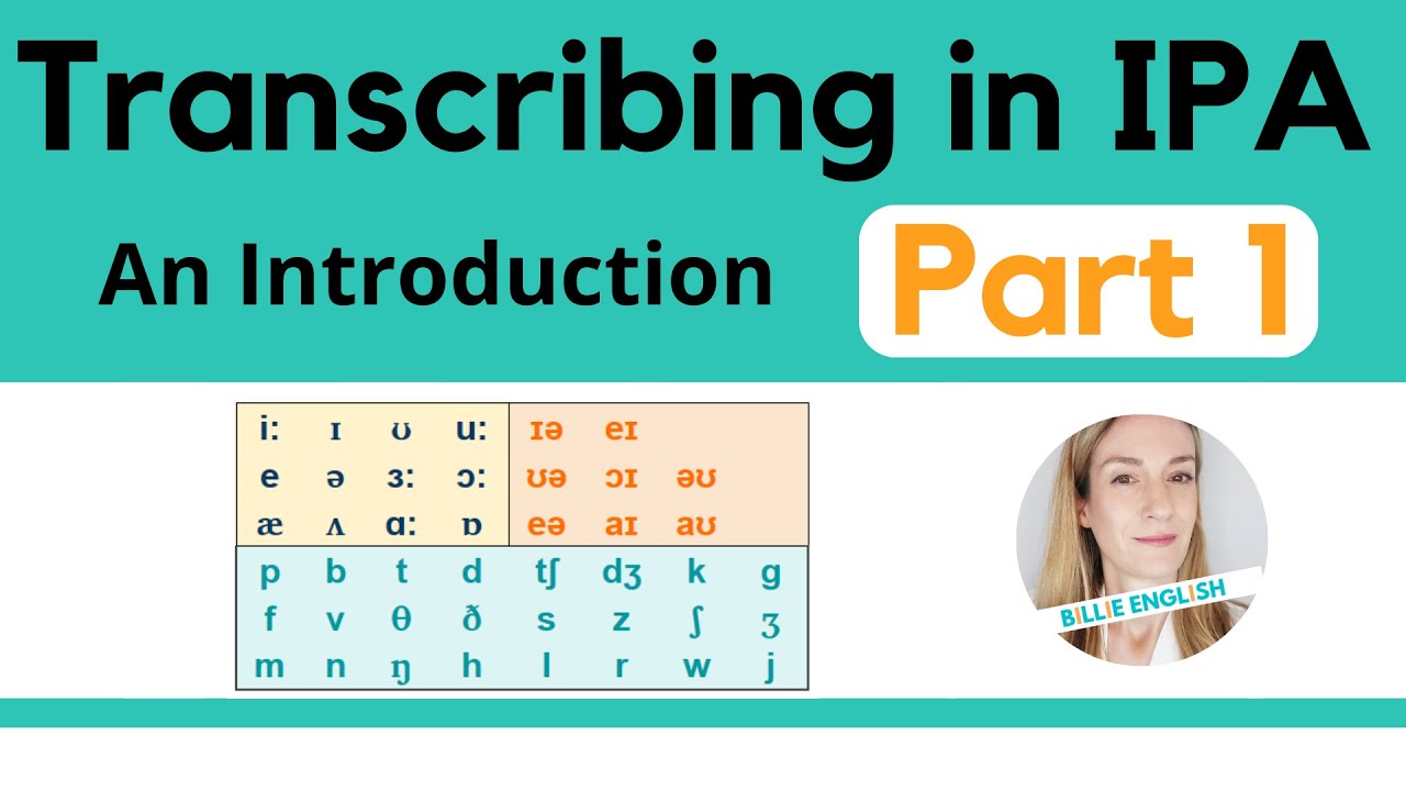 Transcribing in IPA - Part 1 | English Phonology