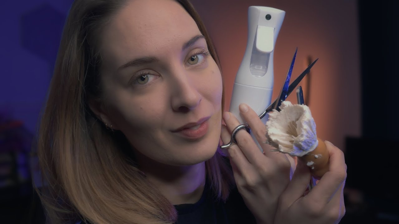 Gentle ASMR Barbershop Roleplay – Realistic Razor Shave & Haircut