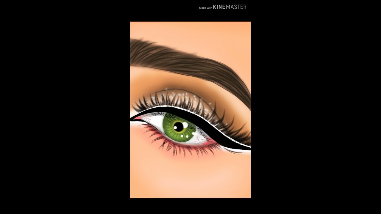 طريقة رسم تفاصيل العين👀 الرقمي  بحتراف  ببرنامج ibispaint x
