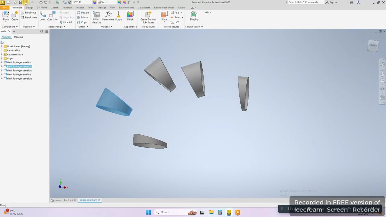 Elbow 90 degree Tutorials for Autodesk Inventor 2024 (Part 2)