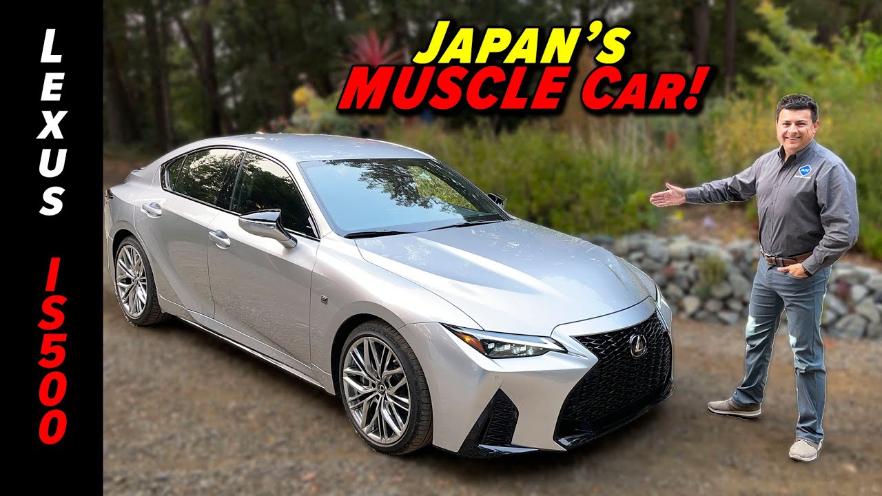Lexus сошёл с ума? 5-литровый V8 в компактном седане? Lexus IS 500 2022 года