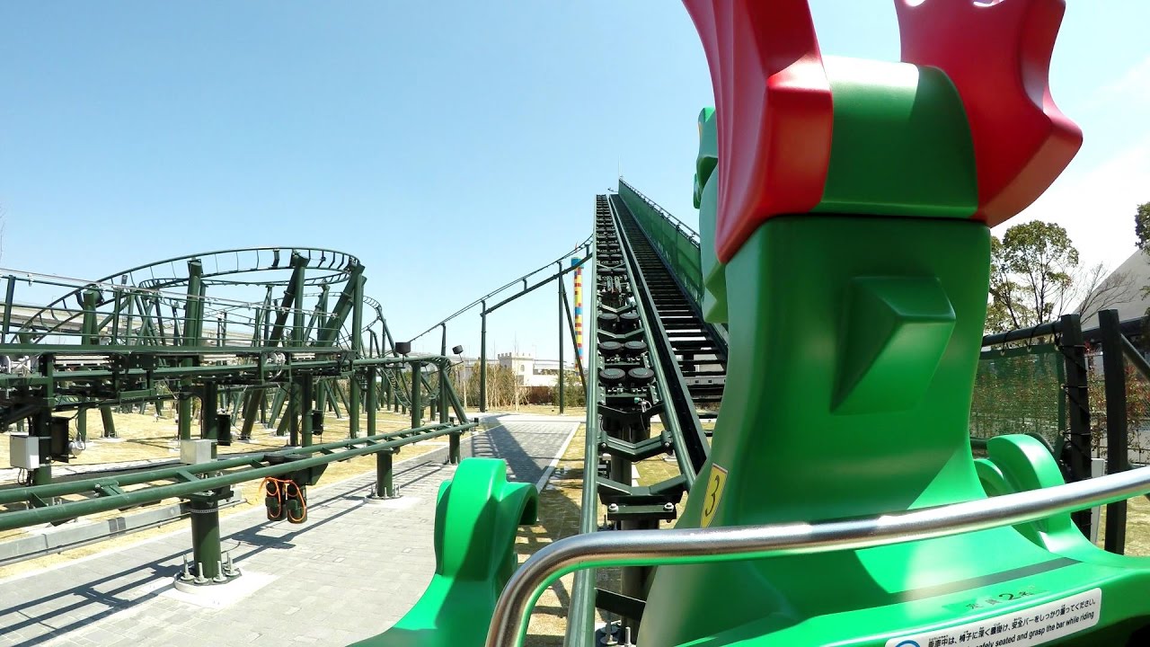 🟢レゴランドジャパン ジェットコースター 「ザ・ドラゴン」 / "The Dragon" Roller Coaster at Aichi Legoland Japan