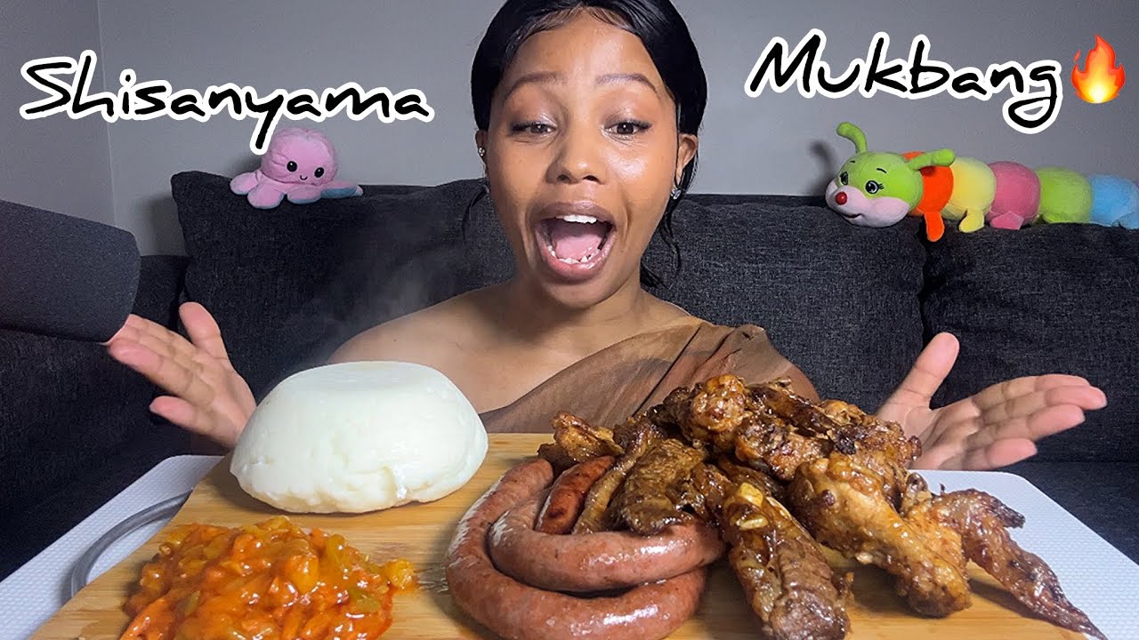 Let's Eat Shisanyama✨😋|SOUTH AFRICAN MUKBANG 🇿🇦🔥