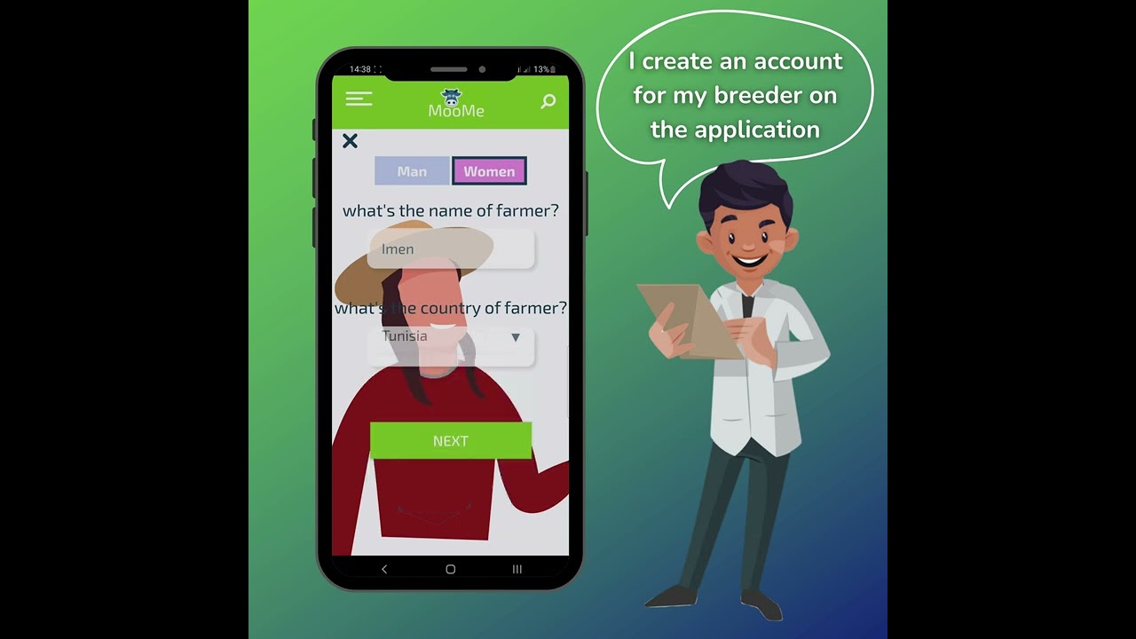 Farmer/Advisor Relation on MooMe Application! (advisor adding a farmer not registerd in the App)