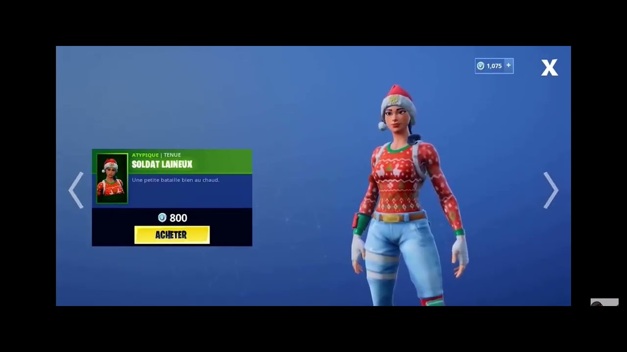 Tout les skin noel sont revenu 🤯🤯