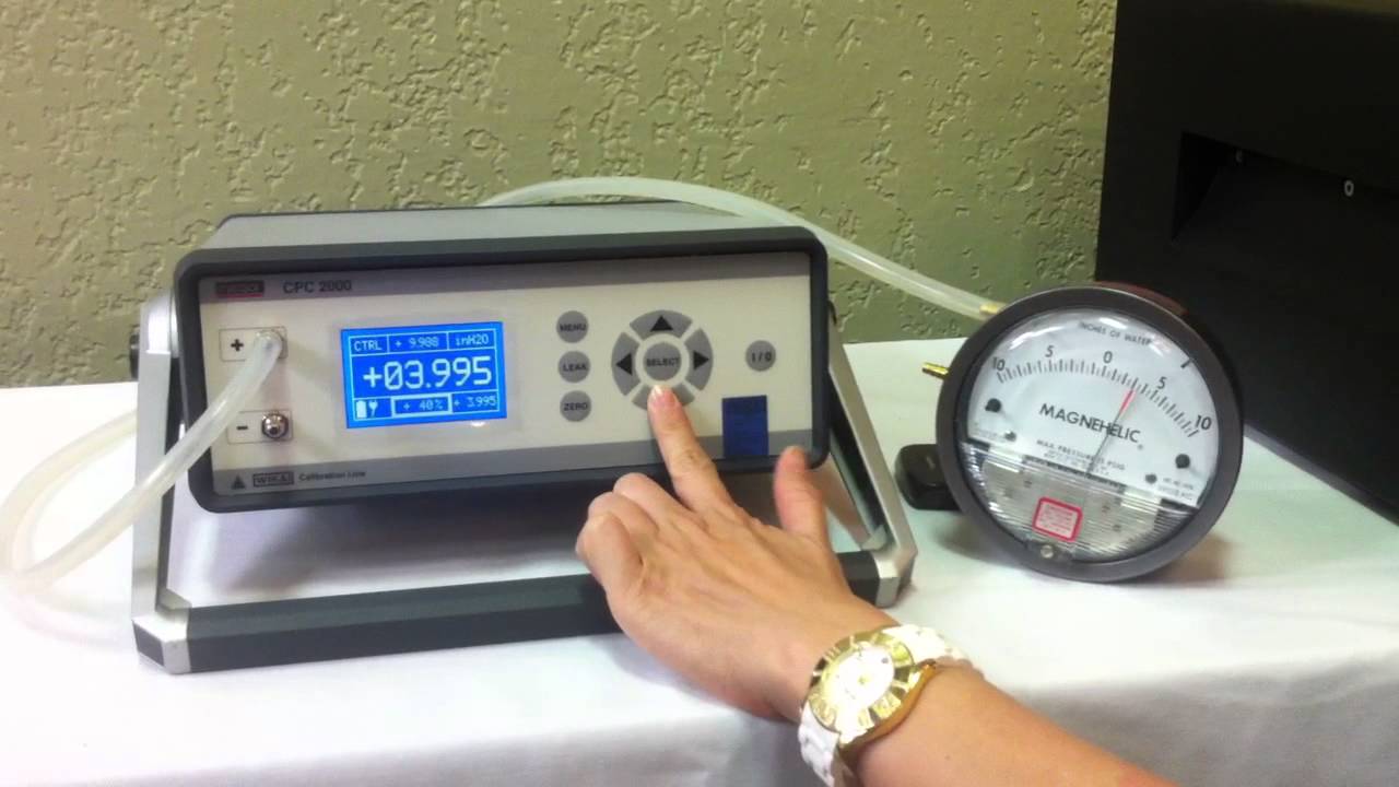 Calibration of Low Pressure Calibration