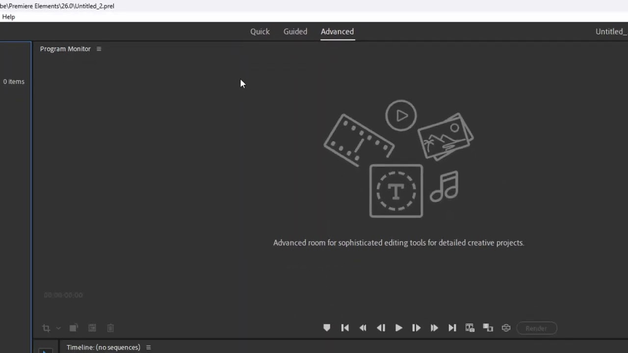 Базовый курс по Adobe Premiere Elements 2026, часть 1 из 8