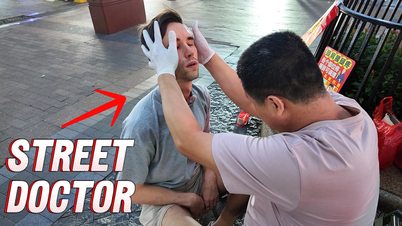 Would You Try This $10 Street Chiropractor? | Massage ASMR