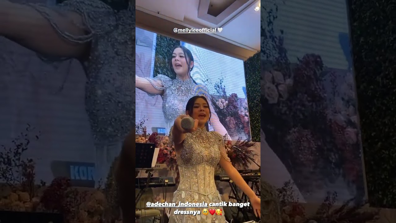 Melly off air makassar bawa lagu bugis selfi #mellylee #offair #makassar #bugis #shorts