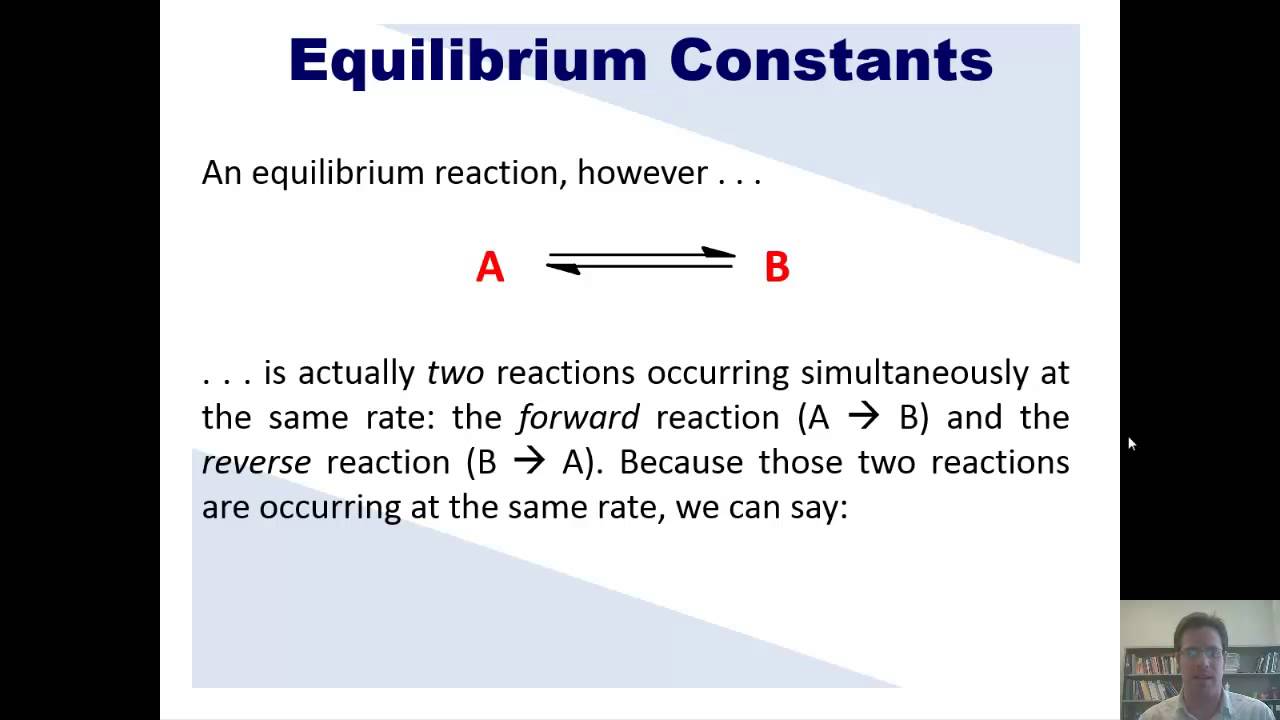 Chapter 15 &ndash; Chemical Equilibrium: Part 1 of 12