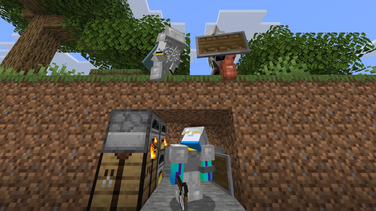 Minecraft Speedrunner VS 2 Hunters FINALE 