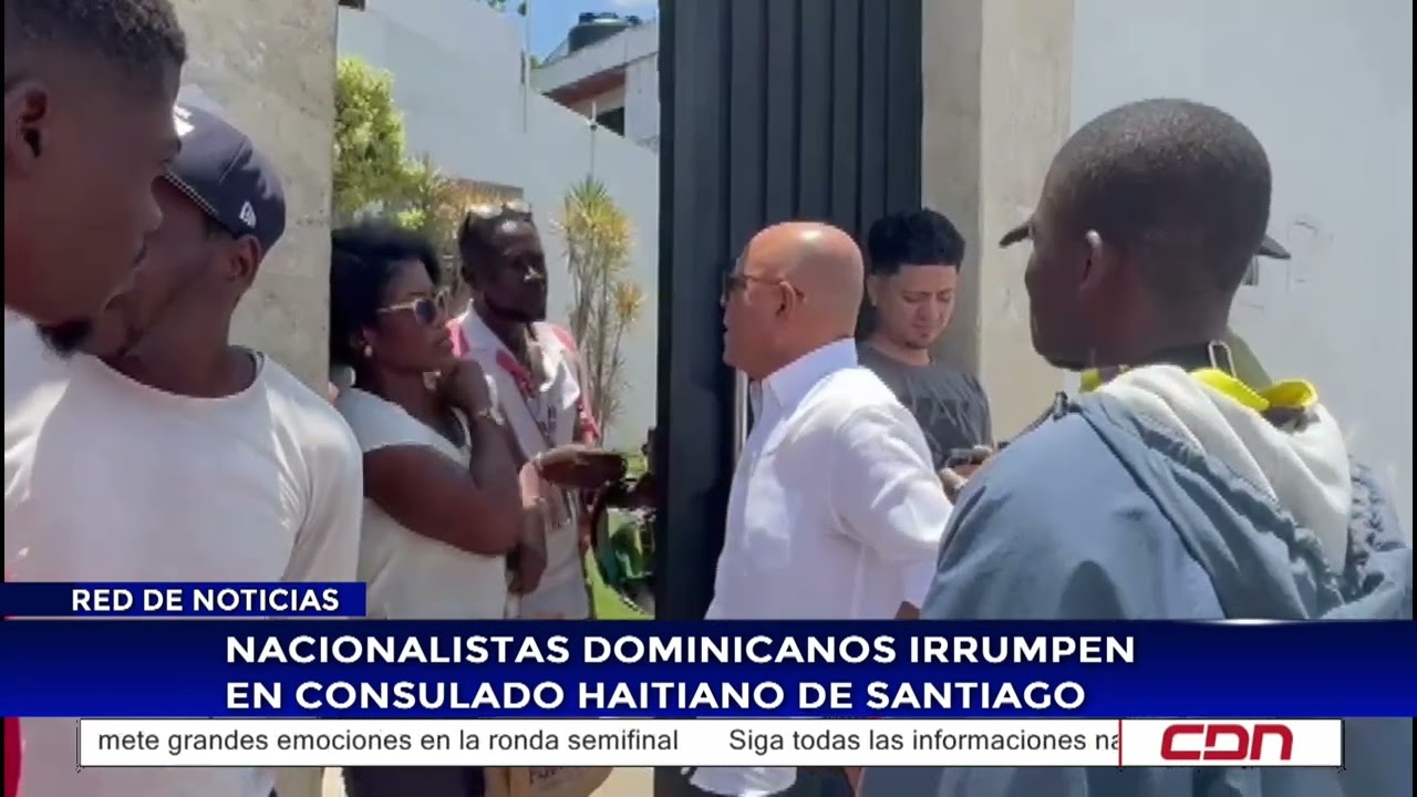 Nacionalistas dominicanos irrumpen en consulado haitiano de Santiago