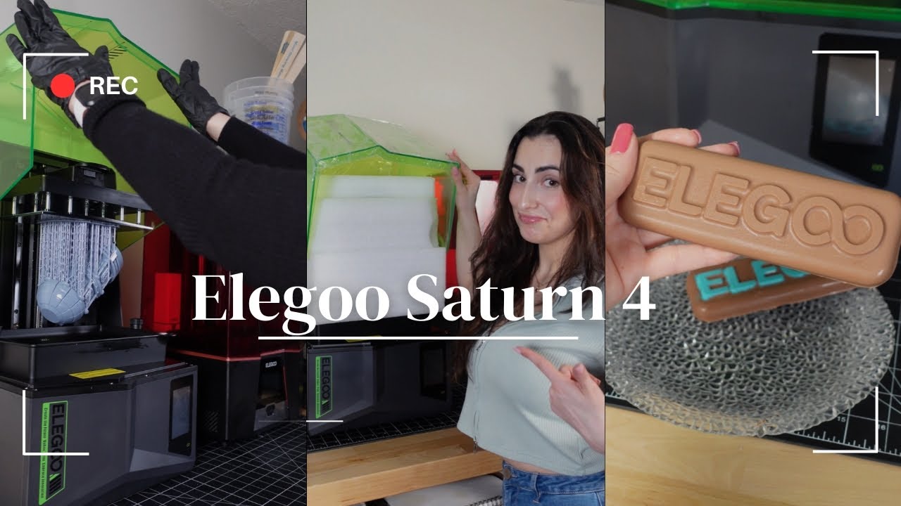 Unboxing and Reviewing the Elegoo Saturn 4 | Best 3D Resin Printer for Beginners?