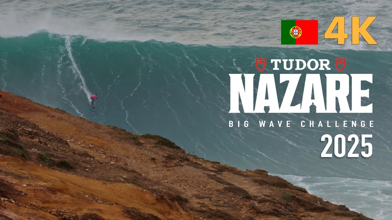 TUDOR Nazaré Big Wave Challenge 2025 4K | Epic Slow Motion Surf