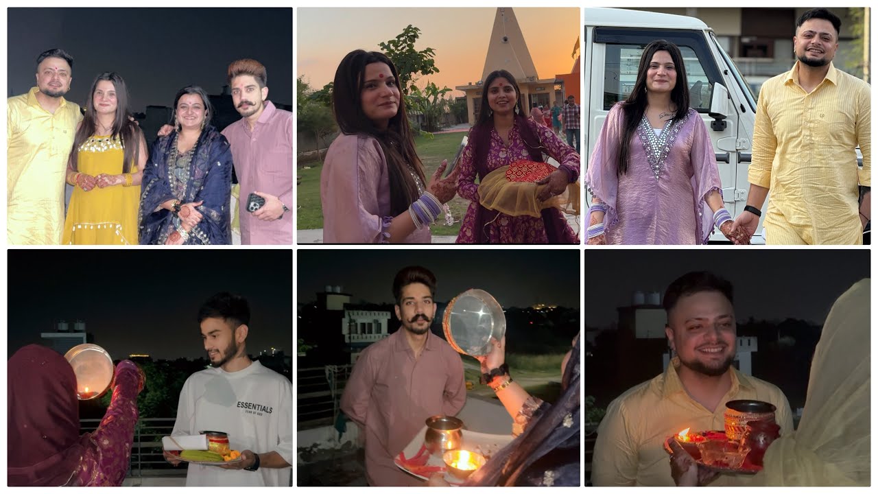 Karwachauth Vlog😍❤️ Har Din He Kharche Da Hunda Kudiya Lai Eh Koi Nwa Din Ni😂😂