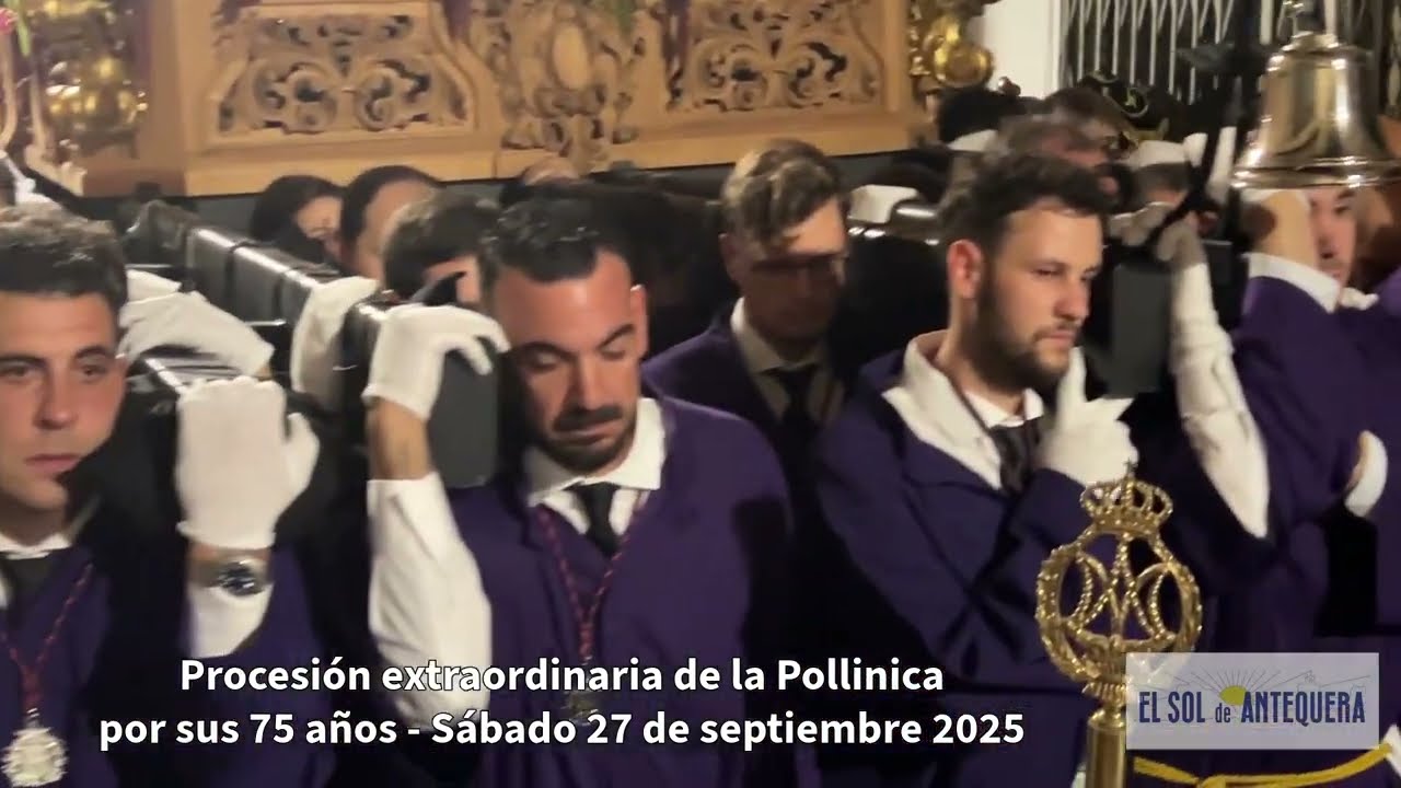 🟣 Procesión Extraordinaria - Pollinica Antequera 2025- Calle Rey