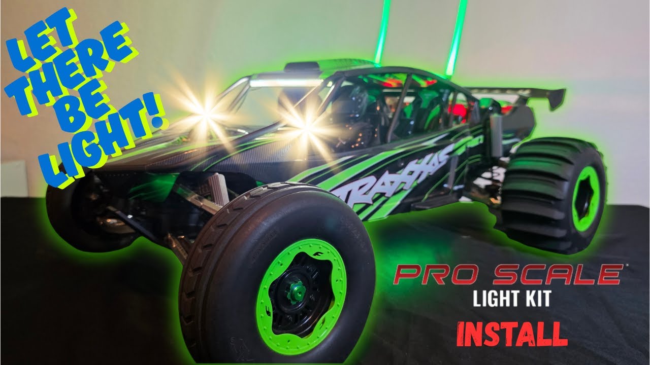 Traxxas Pro Scale Sand Car - Pro Light Kit Install #traxxas #rc #rccar