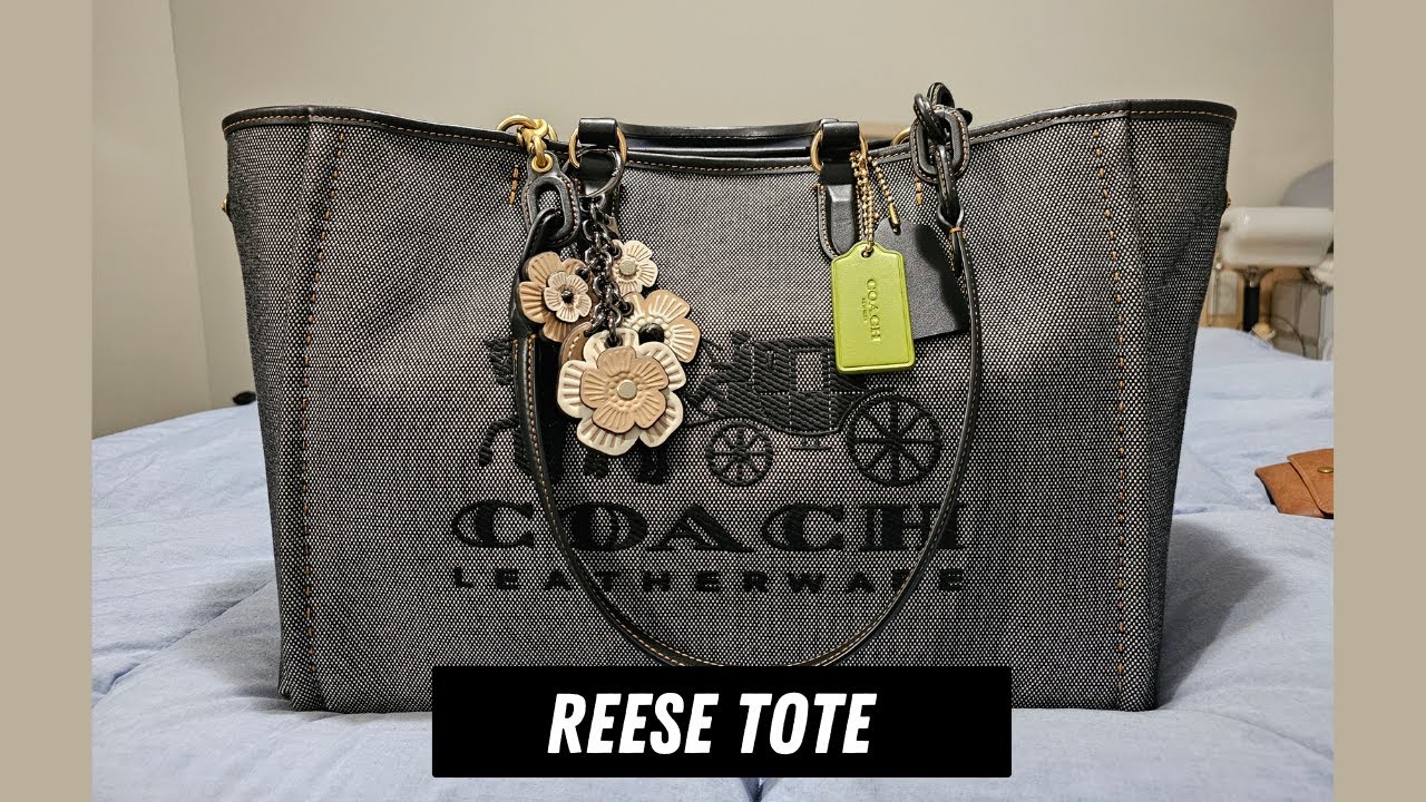 WHAT'S IN MY COACH REESE TOTE? AND IN DEPTH REVIEW