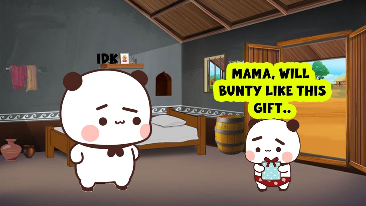 BUBU PACKED GIFT FOR BUNTY, WILL HE LIKE IT? | BUBU DUDU | PEACH GOMA