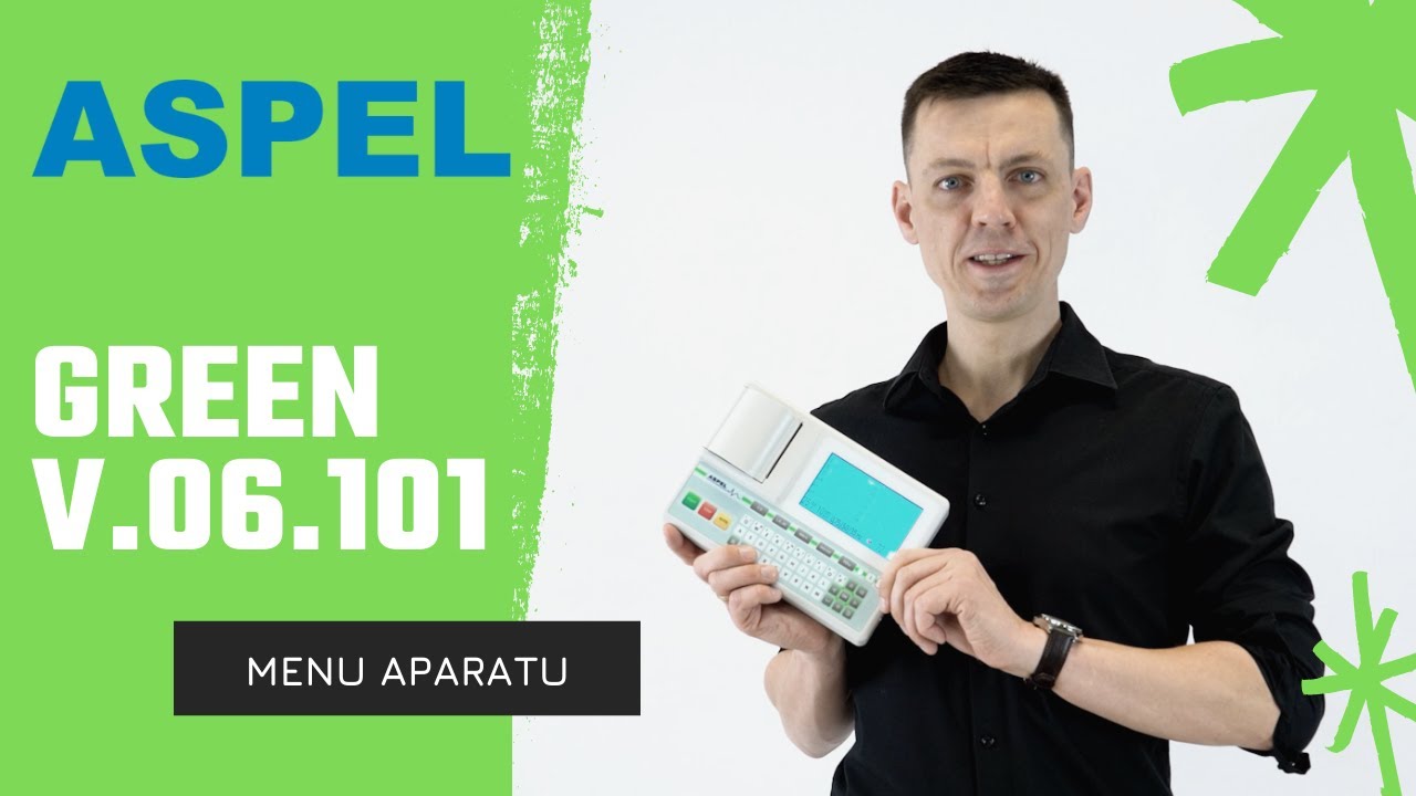 Aspel Green - menu aparatu EKG